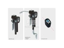 Piusi Greaster pistola de engrase con contador (g/kg, boquilla rígida, adaptador en forma de Z)