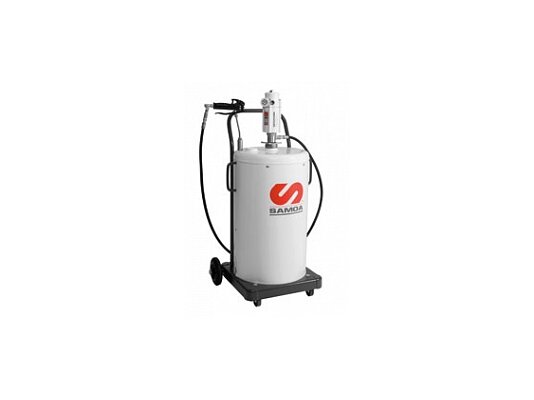 Bomba de tambor móvil Samoa EGC-50/450 con soporte, para tambores de 50 kg, art.: 486500