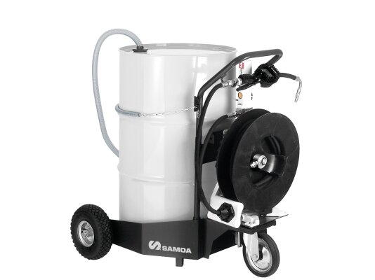 Oil dispenser with reel Samoa DANPC-200/31M, 205 l, art: 378120.