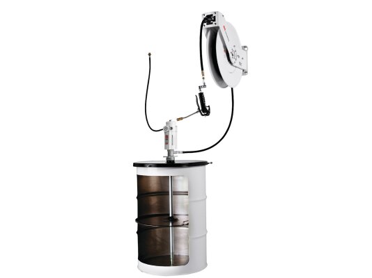 Juego Pumpmaster 3+3 con bomba para barriles de 185 kg con arte de serpentín Samoa. 453602