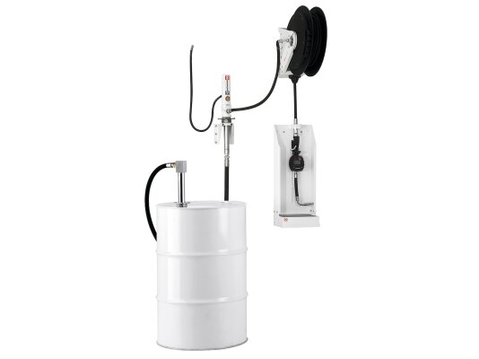 Kit de bomba Pumpmaster 2 con relación de compresión 3:1 con bobina con manguera, montado en pared Samoa 454651