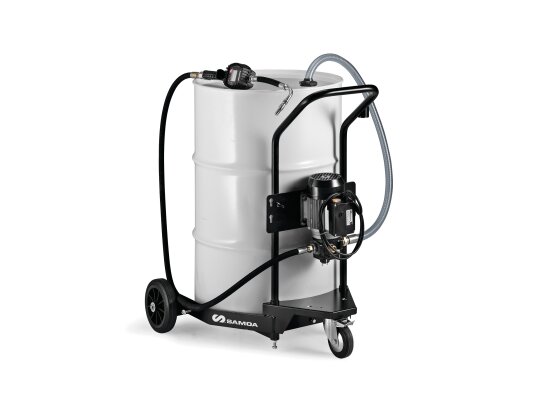 Oil dispenser with electric pump Samoa DMF-210A, 205 l, art: 562101.
