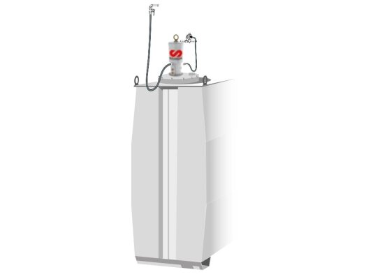 Oil extraction kit with PM 6 pump, 10:1 to tank art. 379920