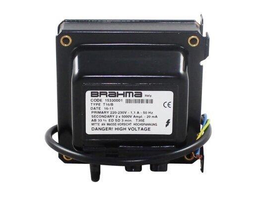 Transformador de encendido Brahma T16/B, art: 15330001.