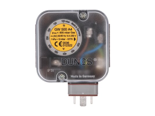 Pressure switch Dungs GW 500 A4 G3, Part Number: 218270,