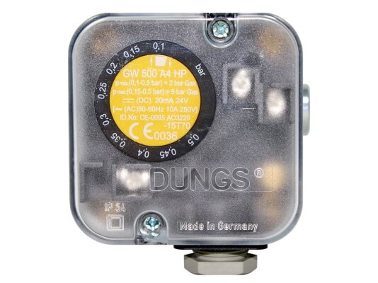 Interruptor de presión Dungs GW 500 A4 HP M, art: 254280.