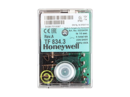 Honeywell TF 834.3 rev.A Top-fired burner, art: 02234GR