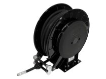 Piusi 400 bar open reel with pneumatic hose for lubrication, 15 m, art: HA40153800A.