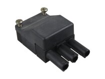 Español Conector Wieland 3P (macho), número de artículo: 65322081