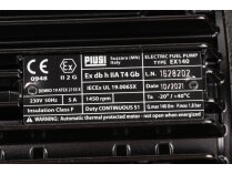 Bomba de combustible Piusi EX140 220/50
