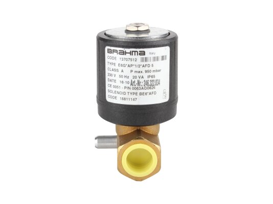 Brahma E6G*AP*1/2*AFD5 13707512 Gas Electromagnetic Valve