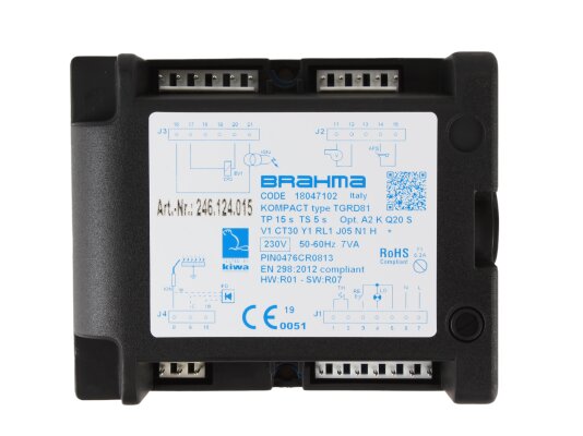 Brahma TGRD81 combustion manager, art: 18047102.