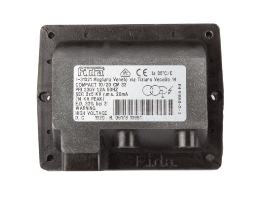 Transformador de encendido FIDA Compact 10/20 CM 33, art: TE102D.