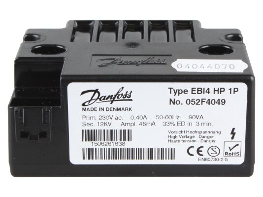 Transformador de encendido Danfoss EBI4 HP 1P 052F4049