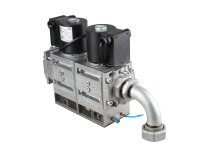 Válvula electromagnética de gas Kromschroder CG3R01-VT2WZ, montada