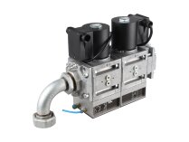 Válvula electromagnética de gas Kromschroder CG3R01-VT2WZ, ensamblada