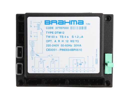 Brahma DTM12 boiler automation, art: 37787000