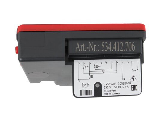 Honeywell S4565AM 3058 burner control, art: 0020025301.