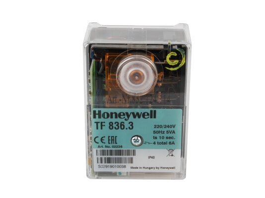 Honeywell TF 836.3 burner control, art: 02236.