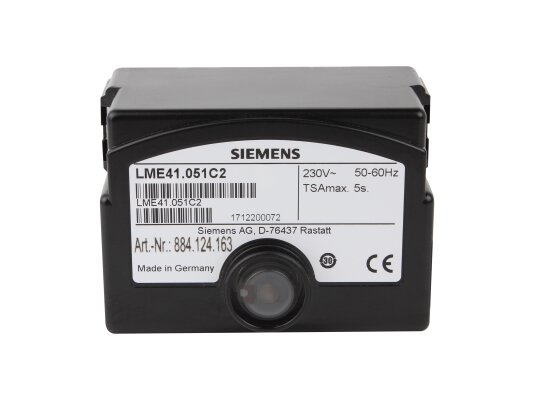 Siemens LME41.051C2 burner control system.