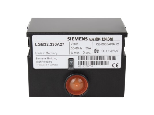 Siemens LGB32.330A27 burner control system.