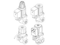 Válvula electromagnética de gas Brahma E8/SB4*CFD, art: 13671201