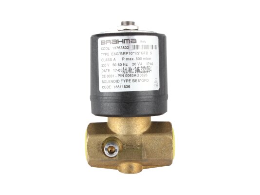Válvula electromagnética de gas Brahma E6G*SRP10*1/2*GFD5 13763802