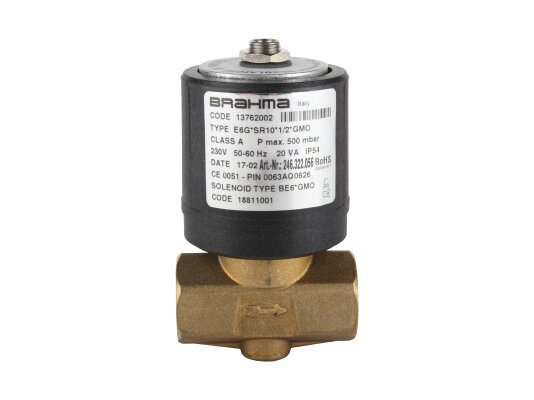 Gas Electromagnetic Valve Brahma E6G*SR10*1/2*GMO 13762002