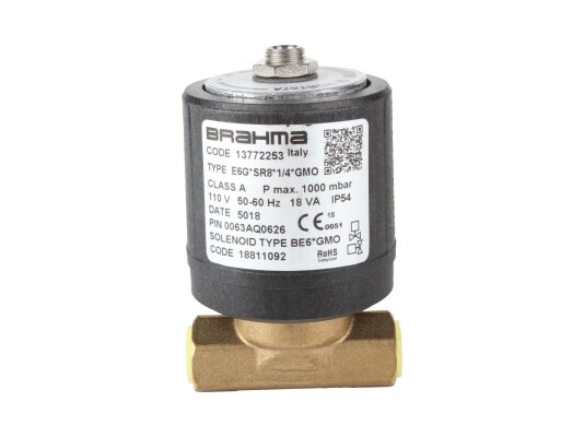 Gas Electromagnetic Valve Brahma E6G*SR8*1/4*GMO 13772253