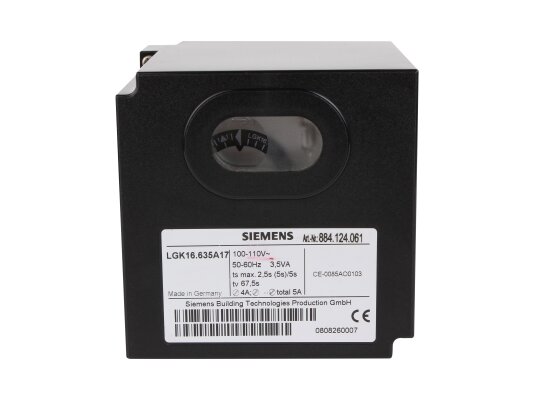 Sistema de control de quemador Siemens LGK16.635A17