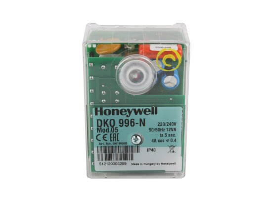 Honeywell DKO 996-N Mod.05 burner control system, art: 0419005.