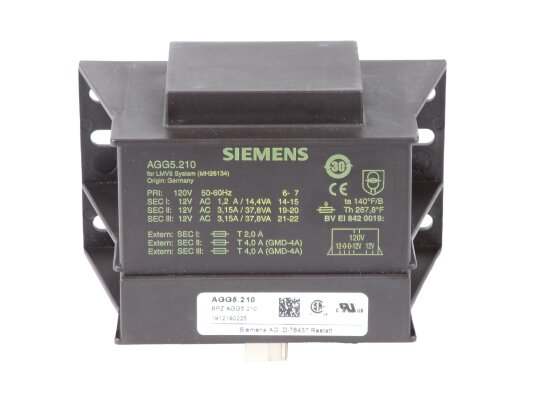 Transformador para sistemas Siemens LMVx AGG5.210.