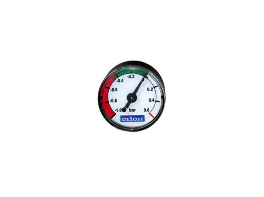 Oilon pressure gauge 90602, -1.0/+0.6 bar, art: 34021186.