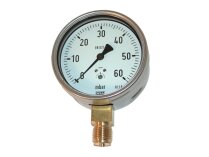 Manómetro Oilon 612.20.100, 60 mbar, art: 34021092.