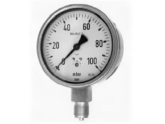 Manómetro Oilon 612.20.100, 100 mbar, art: 34021096.