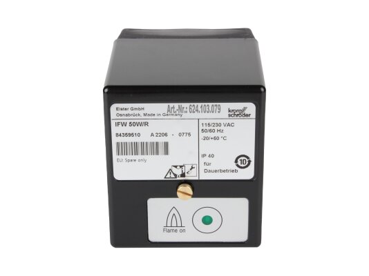 Controlador de quemador Kromschroder IFW50W/R, art: 84359510.