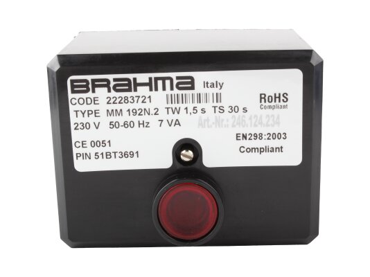 Brahma MM192N.2 22283721 stok burner.