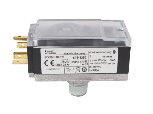 Interruptor de presión Kromschroder DG30VC8D-5W, art: 84448250