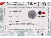 Rodete de ventilador FBR Ø315 x 115 mm, 291069