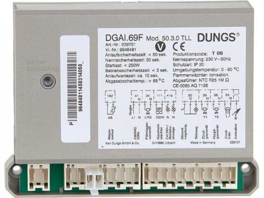 Dungs DGAI.69F Mod. 50.3.0 Burner Controller TLL 229701