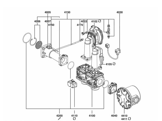 Rampa de gas Elco s313, art: 3833482