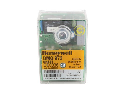 Controlador de quemador Honeywell DMG 973 Mod.01, art: 0353001