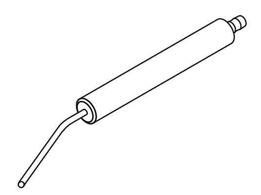 Weishaupt ignition electrode, left, art: 27880411057