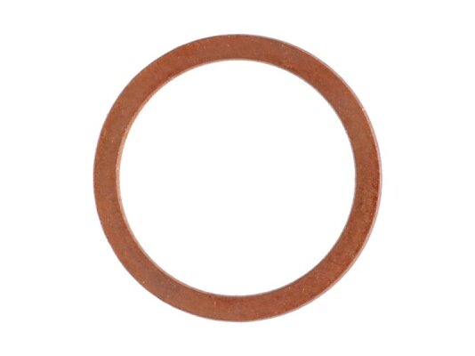 Copper gasket Weishaupt 11 x 14 x 1 mm, art: 440033.