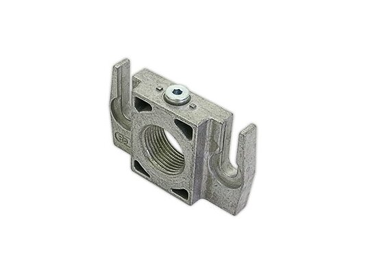 Brida de válvula de gas Ecoflam con pezón, art: 65322630.