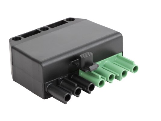 Elco 7P connector, green, male, art: 65323592.