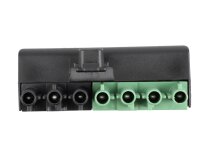 Elco 7P connector, green, male, 65323592