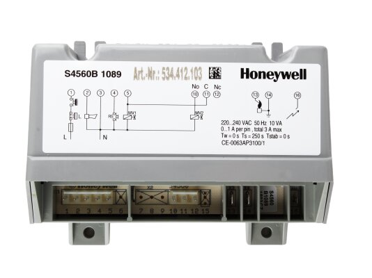 Honeywell S4560B 1089 Combustion Manager