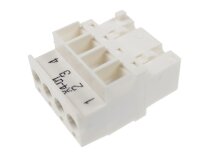 Weishaupt X4-01 conector de 4 pines, art: 716304