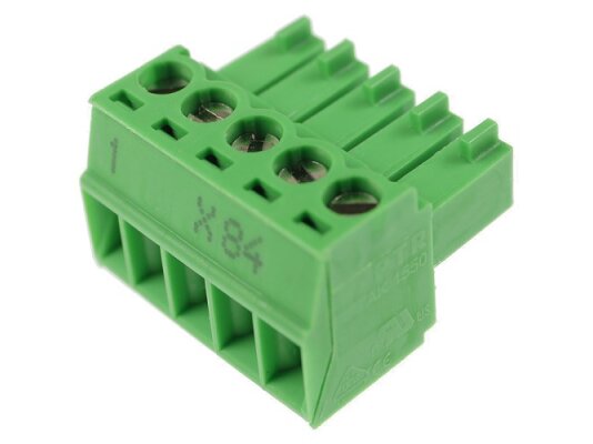 Weishaupt X84 5-pin connector, art: 716341.